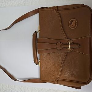Dooney & Bourke Brown Genuin Leather Satchel, Vintage